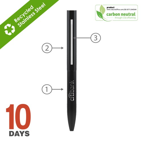 Concorde, stylo twist en aluminium recyclé STOCK - 2
