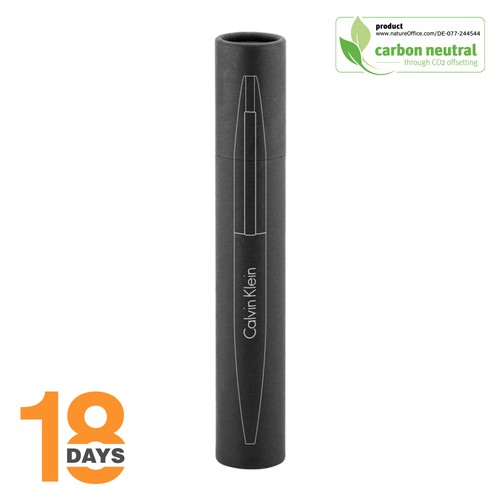 Stylo bille métal twist slim STOCK BLANC MAT - 3