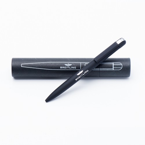 Folk, stylo à bille métal twist STOCK Rubber ROUGE - 4