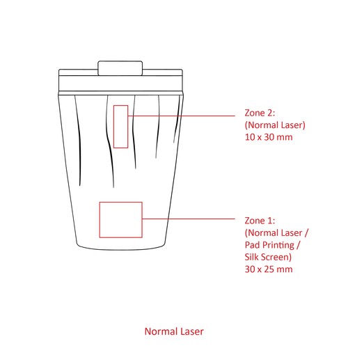 Gobelet Calypso 330ml Blanc - 4