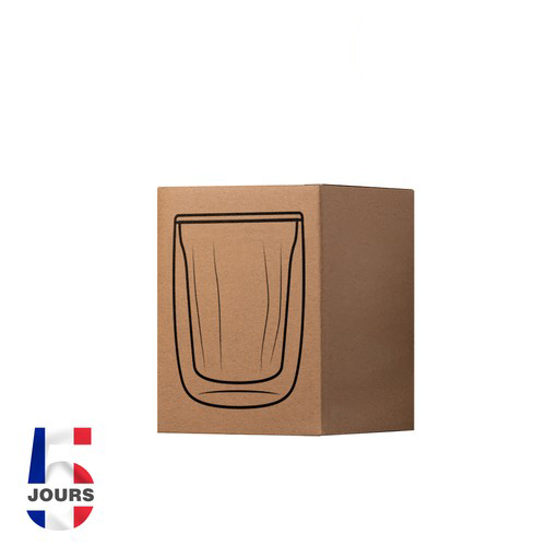 Verre à double paroi, 80 ml STOCK FRA - 2