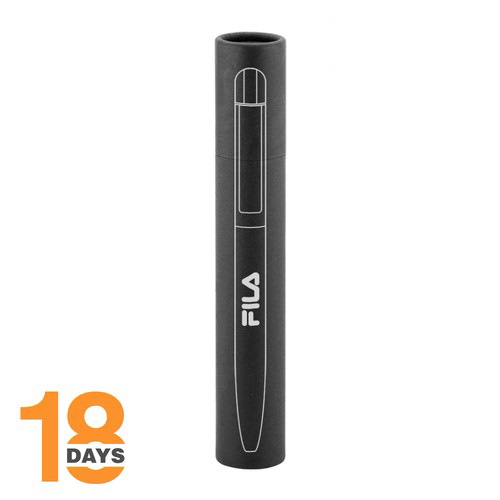 Folk, stylo à bille métal twist STOCK Rubber BLEU - 3