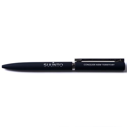 Stylo métal twist Sari STOCK Bleu Rubber - 5