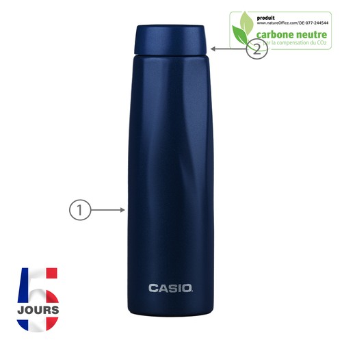Calypso Bouteille isotherme 500ml Bleu - 2