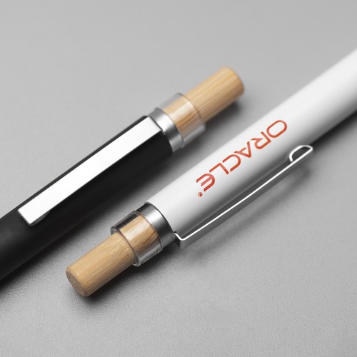 BAAM Stylo à bille en aluminium recyclé Blanc mat - 6