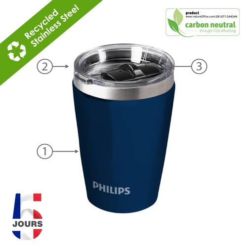 Gobelet Calypso 330ml Bleu - 2