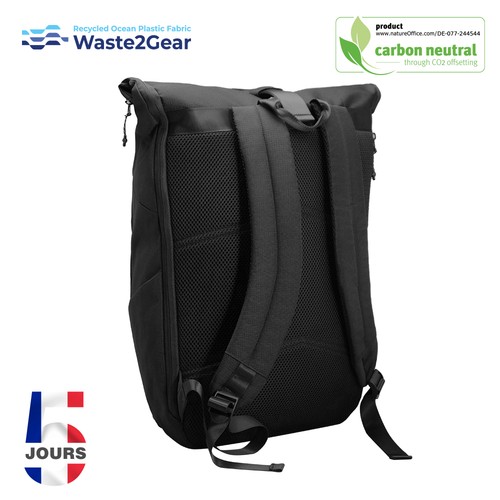 ONDA Sac à dos ordinateur enroulable 22L STOCK FR - 2