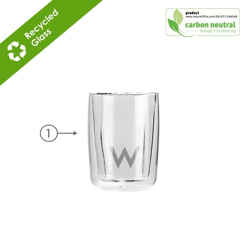 Verre à boire à double paroi, 80 ml - STOCK - 2