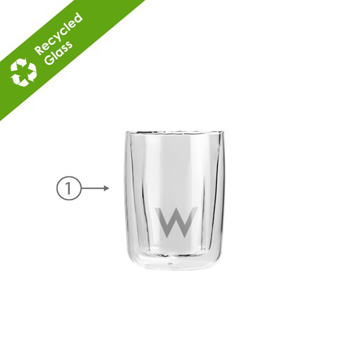 Verre à boire à double paroi, 80 ml - STOCK - 2