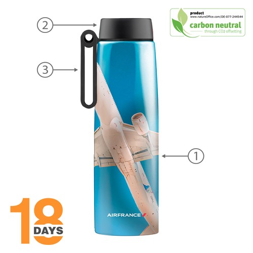 GOURDE ISOTHERME CALYPSO H 500ml AVEC POIGNEE *STOCK - 2