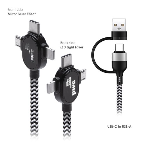 Câbles de charge et de données 6en1 - 3
