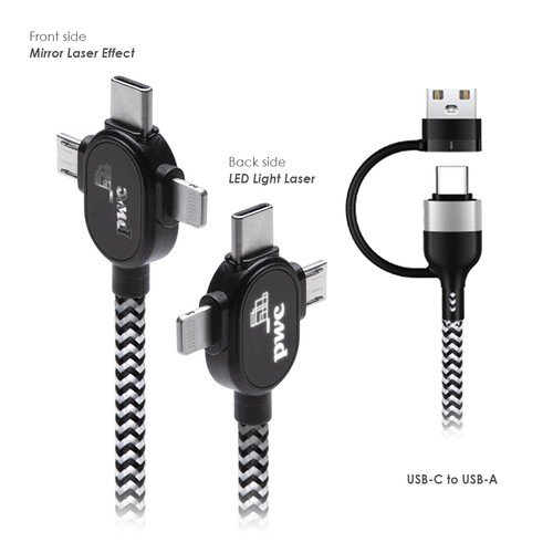Câbles de charge et de données 6en1 - 3