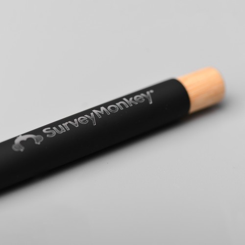 NoClip Stylo alu recyclé poussoir bambou ST - 5