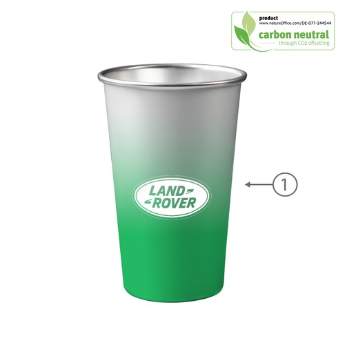 BND885M KOP Gobelet écologique en aluminium recyclé 450 ml Vert - 2