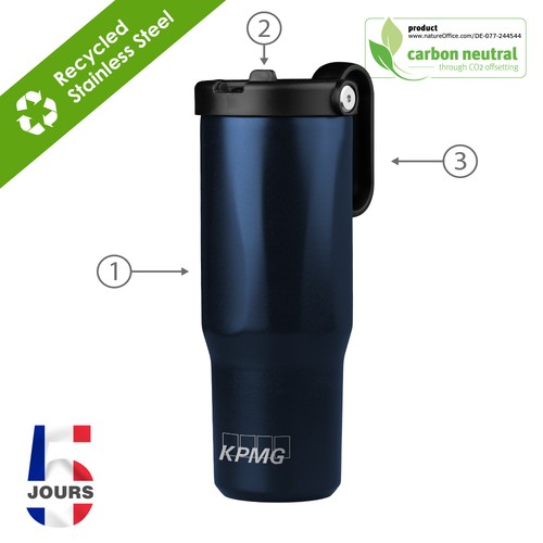 Gobelet EXPLORER 900 ml NAVY - 2