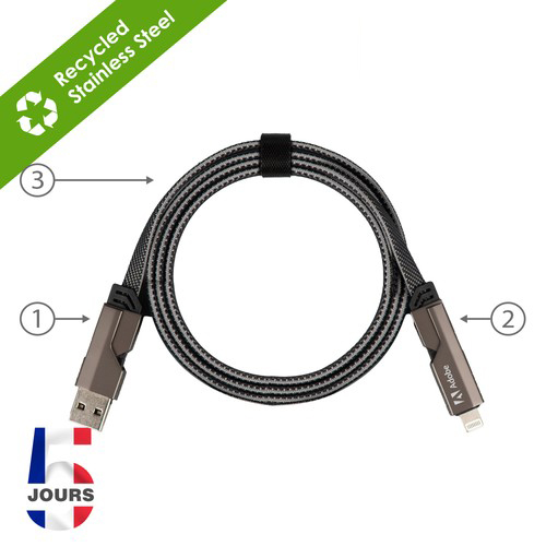 Câbles de charge et de données 4 en 1 - 2