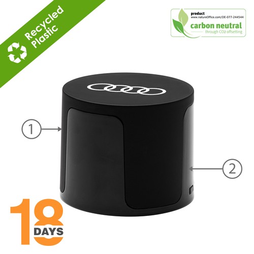 Enceinte Bluetooth ECHO en ABS recyclé - 2