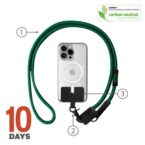 WEI Dragonne pour téléphone avec insert Card DG - 2