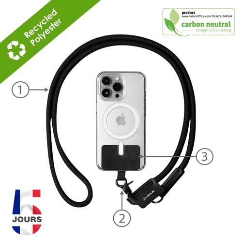 WEI Sangle de téléphone JAUNE STOCK FRA - 2