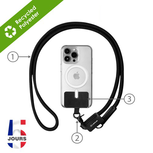 WEI Sangle de téléphone JAUNE STOCK FRA - 2