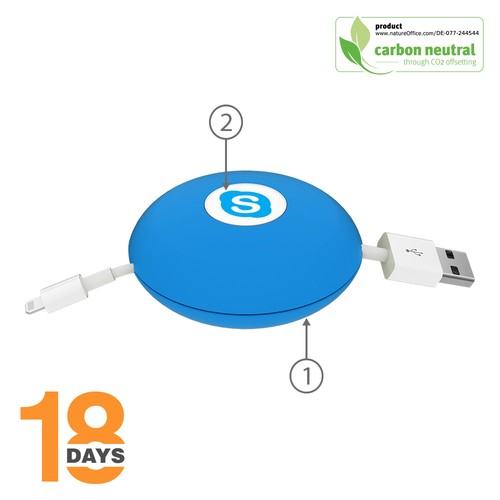 Spinni, organisateur de cables par Gumbite. STOCK. - 2