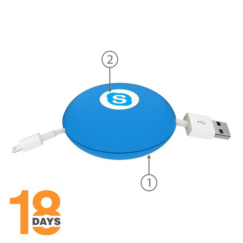 Spinni, organisateur de cables par Gumbite. STOCK. - 2