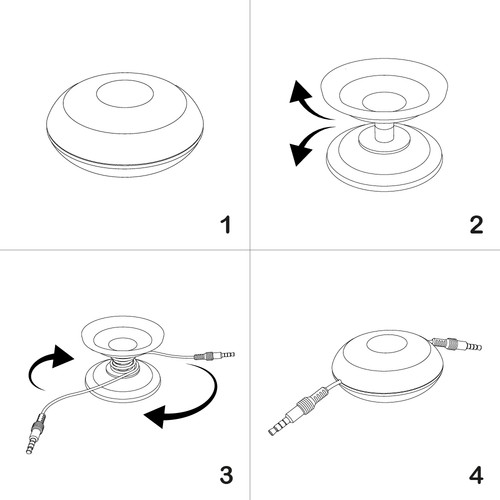 Spinni, organisateur de cables par Gumbite. STOCK. - 8