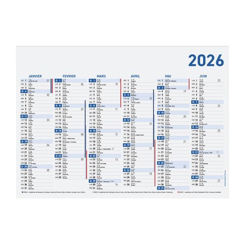 CALENDRIER CARTON SOUPLE FR - 1