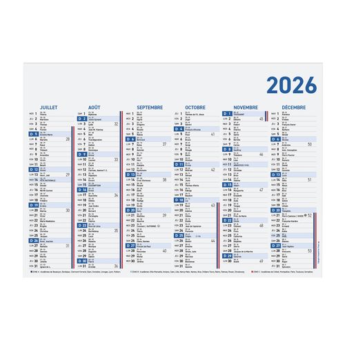CALENDRIER CARTON SOUPLE FR - 2