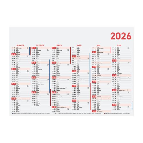 CALENDRIER CARTON SOUPLE FR - 7