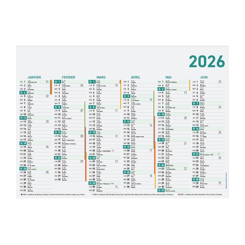 CALENDRIER CARTON SOUPLE FR - 10