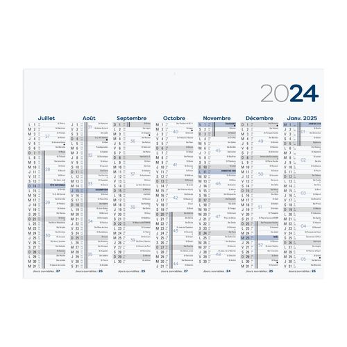 CALENDRIER REMBORDE 7 MOIS - 2