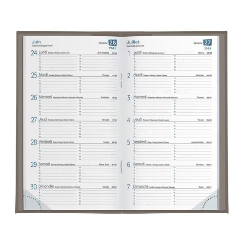 AGENDA 15 J PVC IMITATION CUIR - 3