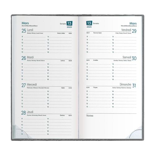 AGENDA 8 J PVC IMITATION CUIR - 3