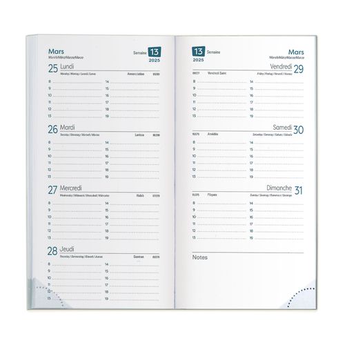 AGENDA 8 J PVC GOMME MAT - 3