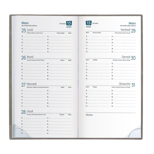 AGENDA 8 J PVC VELOURS - 3