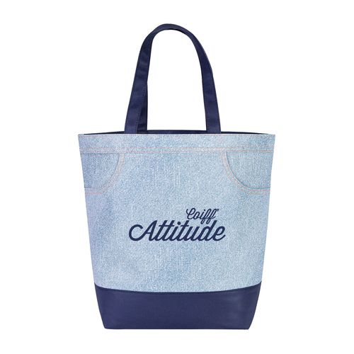 SAC SHOPPING EFFET JEAN - 4