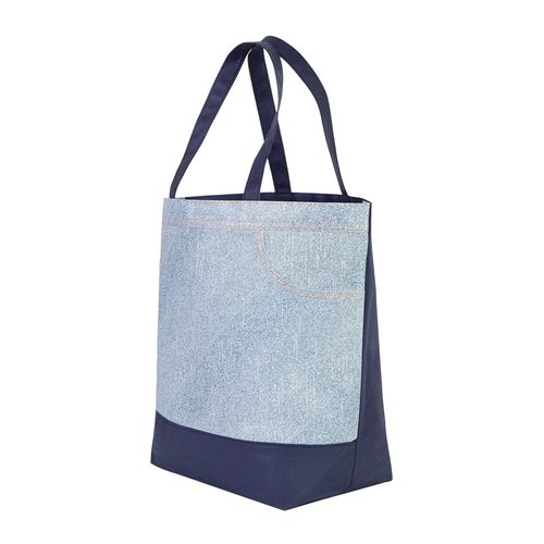 SAC SHOPPING EFFET JEAN - 5