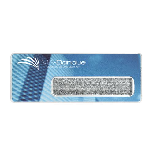 BADGE ALUMINIUM 7 X2.5 CM - 5
