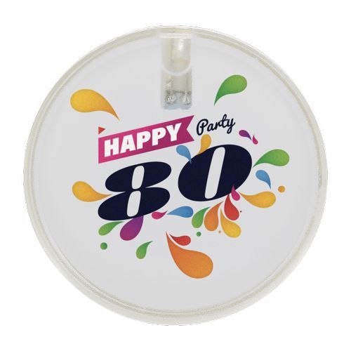 BADGE LUMINEUX 1 LED BLANCHE - 4
