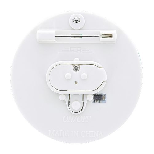 BADGE LUMINEUX 1 LED BLANCHE - 2