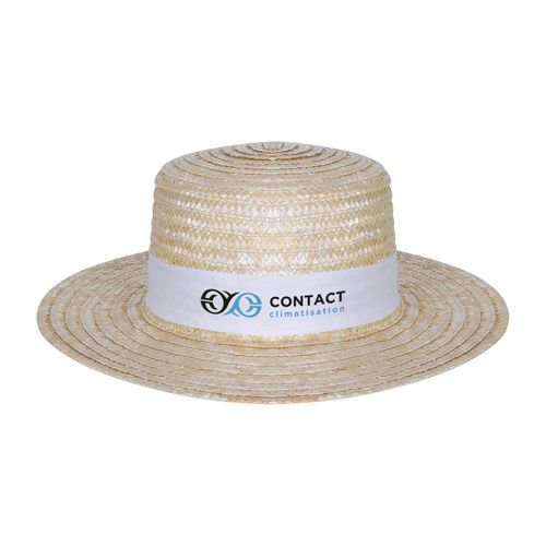 CHAPEAU CANOTIER AVEC BANDEAU - 5