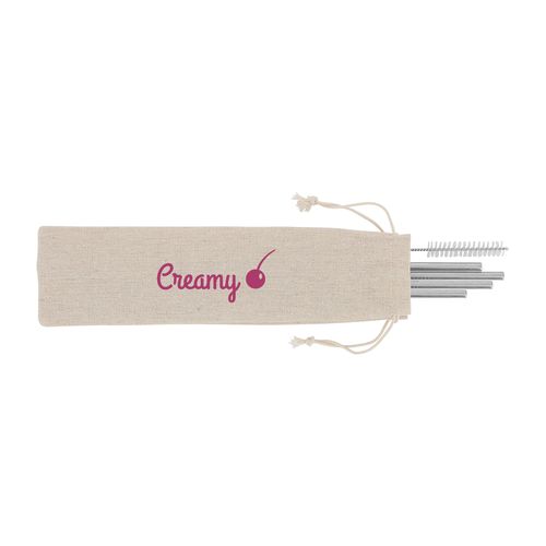 SET 4 PAILLES+POCHETTE+ BROSSE - 5