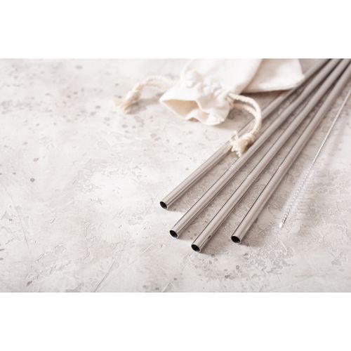 SET 4 PAILLES+POCHETTE+ BROSSE - 6
