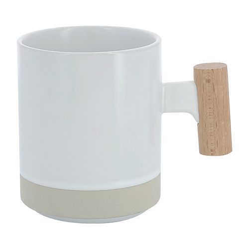 MUG CERAMIQUE/BOIS 33CL - 1