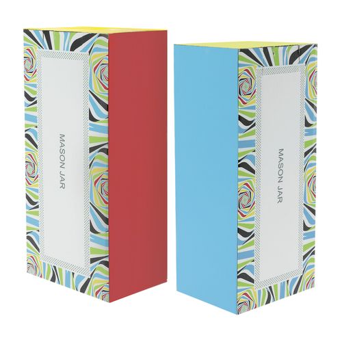 MASON JAR 40 CL AVEC PAILLE - 6