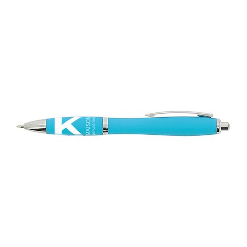 STYLO BILLE GOMME/CLIP METAL - 4