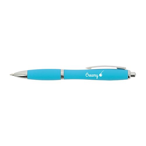 STYLO BILLE GOMME/CLIP METAL - 6