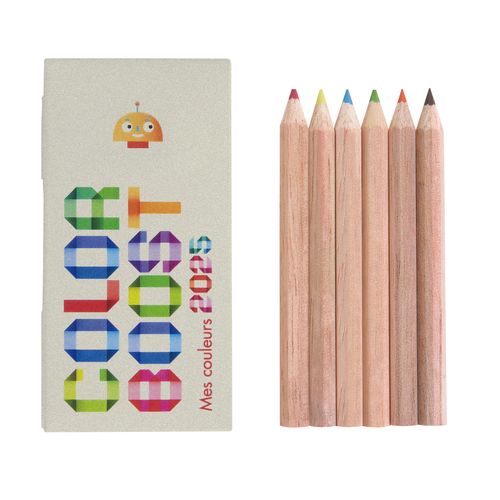 SET 6 CRAYONS COULEURS FAB. FR - 6