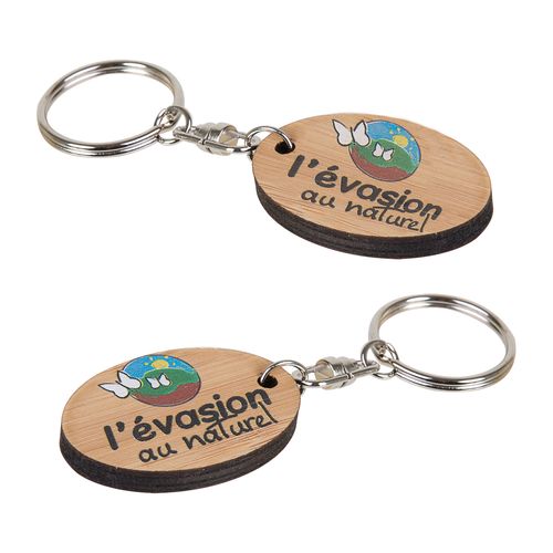 PORTE-CLES BAMBOU STD <24CM² - 3